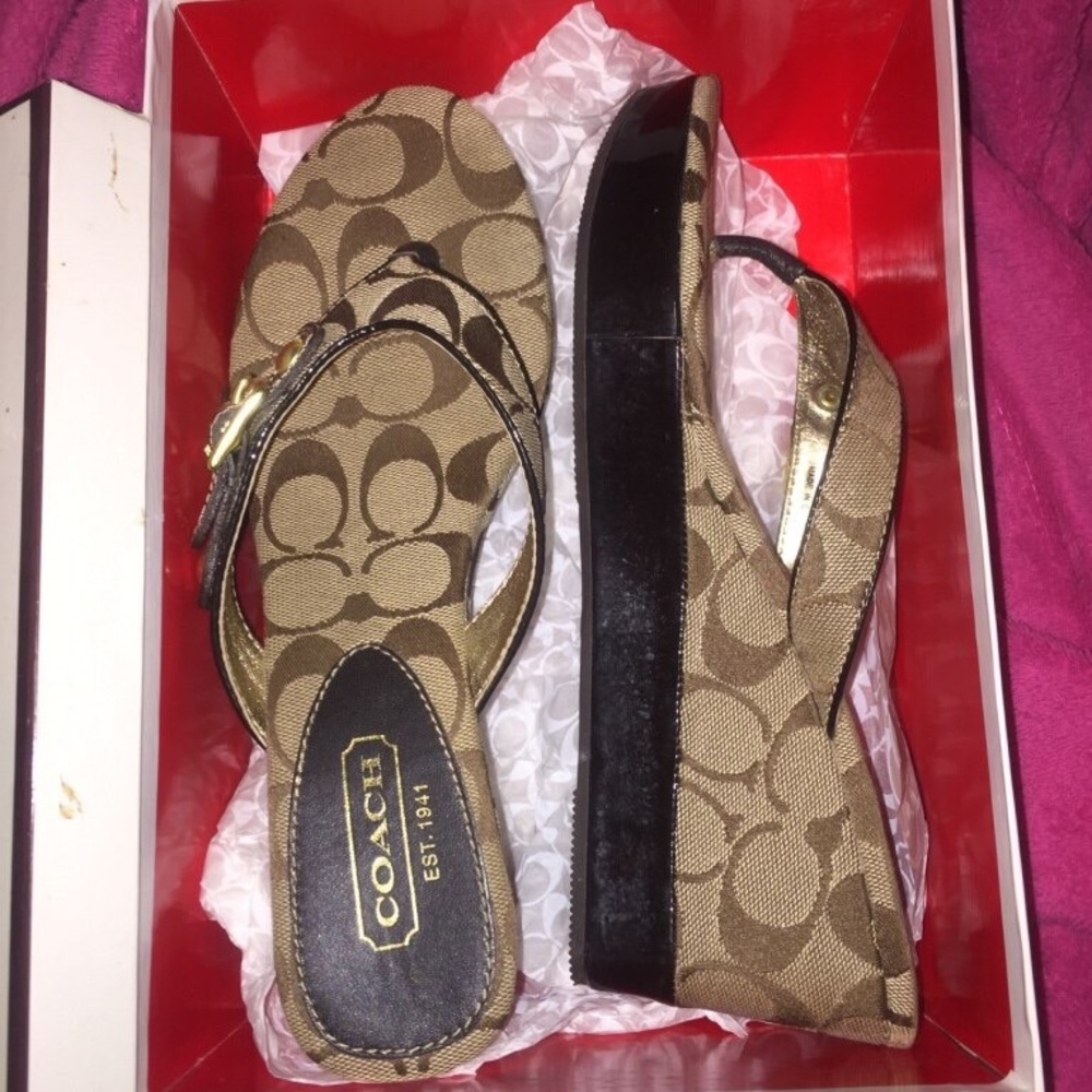 Coach Flip Flops!